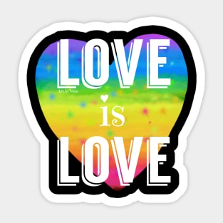 Love is love Sticker